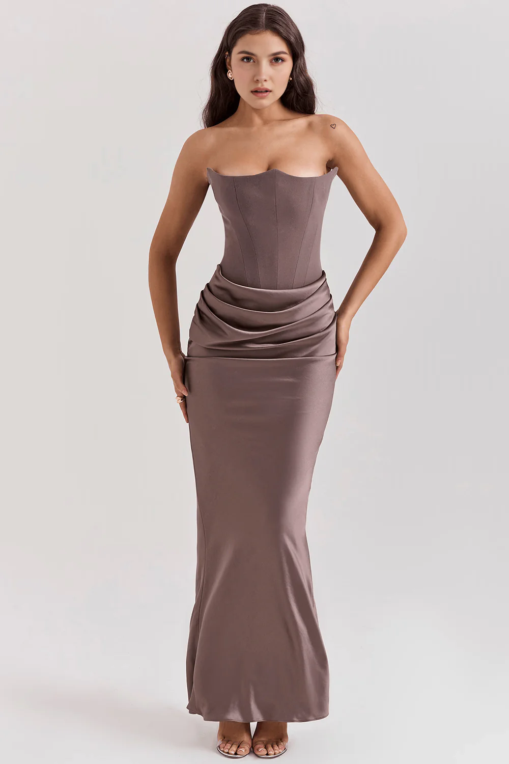 Vestido Elegante Midi Corset - Eduarda