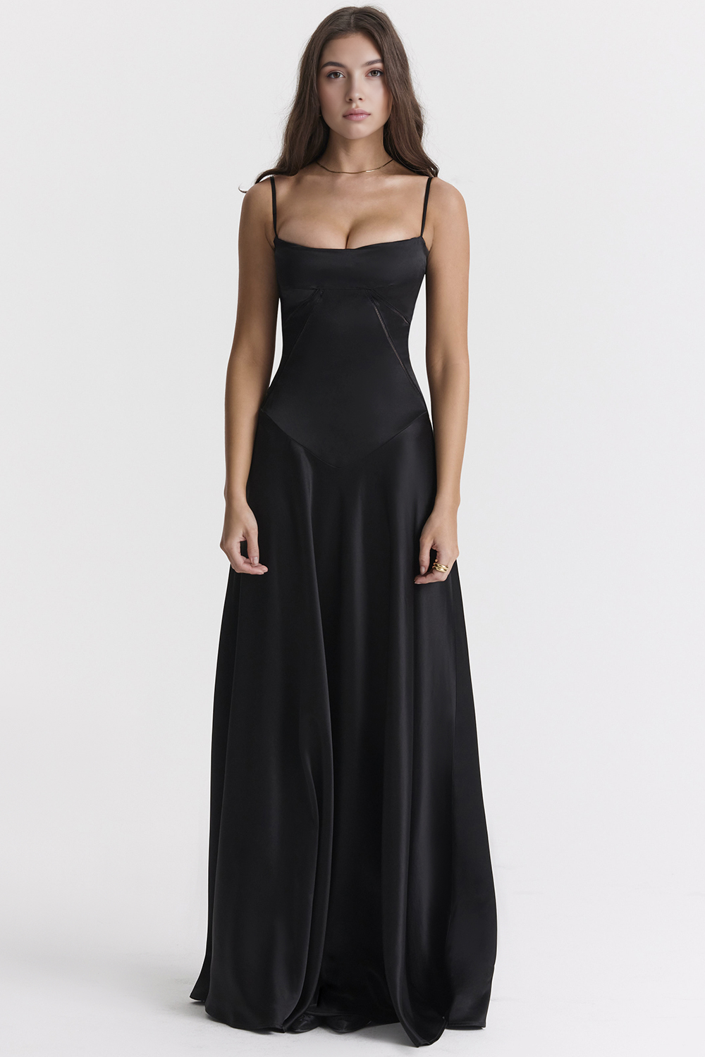 Vestido Acetinado Elegante - Maisa