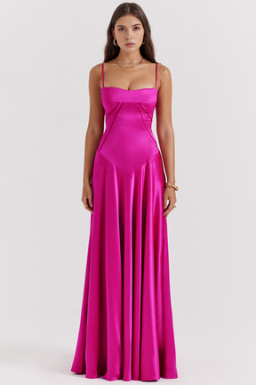 Vestido Acetinado Elegante - Maisa