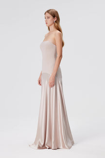 Vestido Tomara que Caia Aura – Cinza Glacial