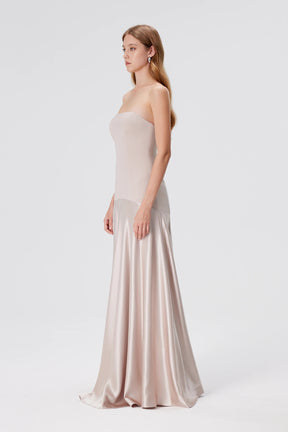 Vestido Tomara que Caia Aura – Cinza Glacial
