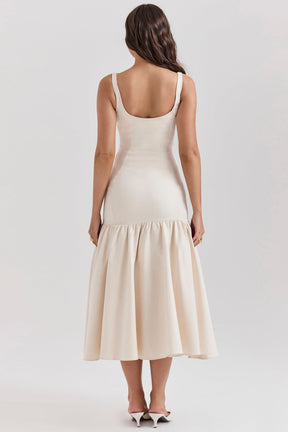 Vestido Feminino Midi Rodado - Loren