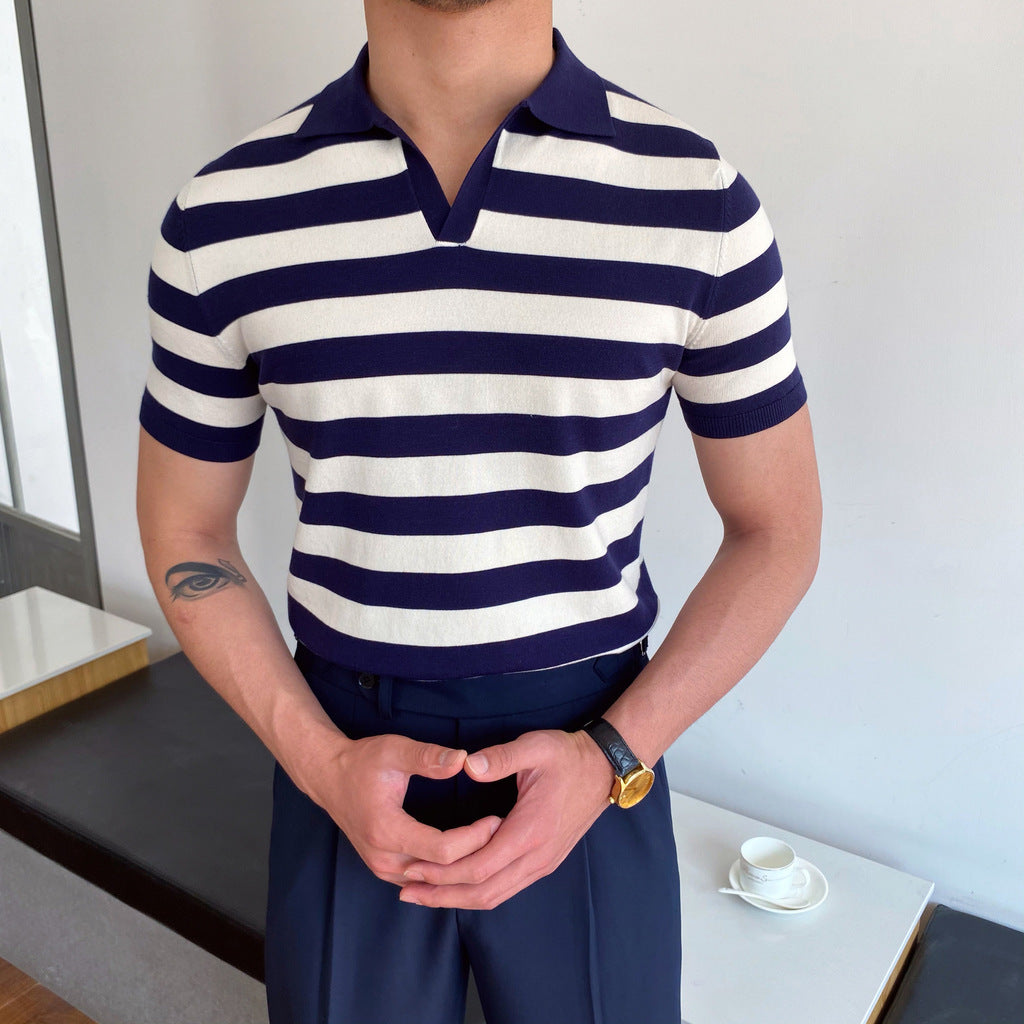 Camisa Polo Listrada Business Casual
