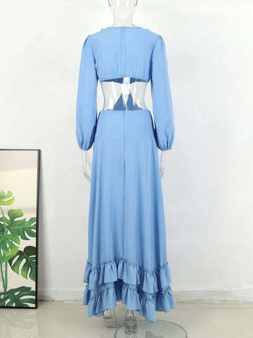 Vestido Elegante Azul - Maria