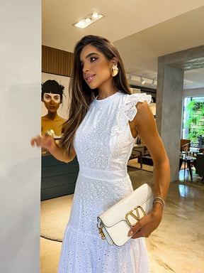 Vestido Feminino Elegante Midi - May